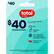 $40 total wireless
Works with Total STARTER or any $40 plan
5G
Payment Card
Hotspot data
Int'l calls, text and roaming in Canada & Mexico
Verizon 5G network
Use to purchase Total Wireless products and services.
Featured benefits vary by plan.