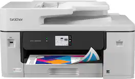 Brother - INKvestment 6560 Wireless Color All-in-One Inkjet Printer with 11”x17” capabilities (MFCJ6560DW) - Gray