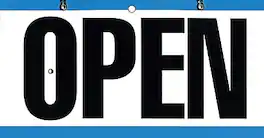 Cosco - Open/Closed Outdoor Sign, 11.6"L x 6"H - Multicolor