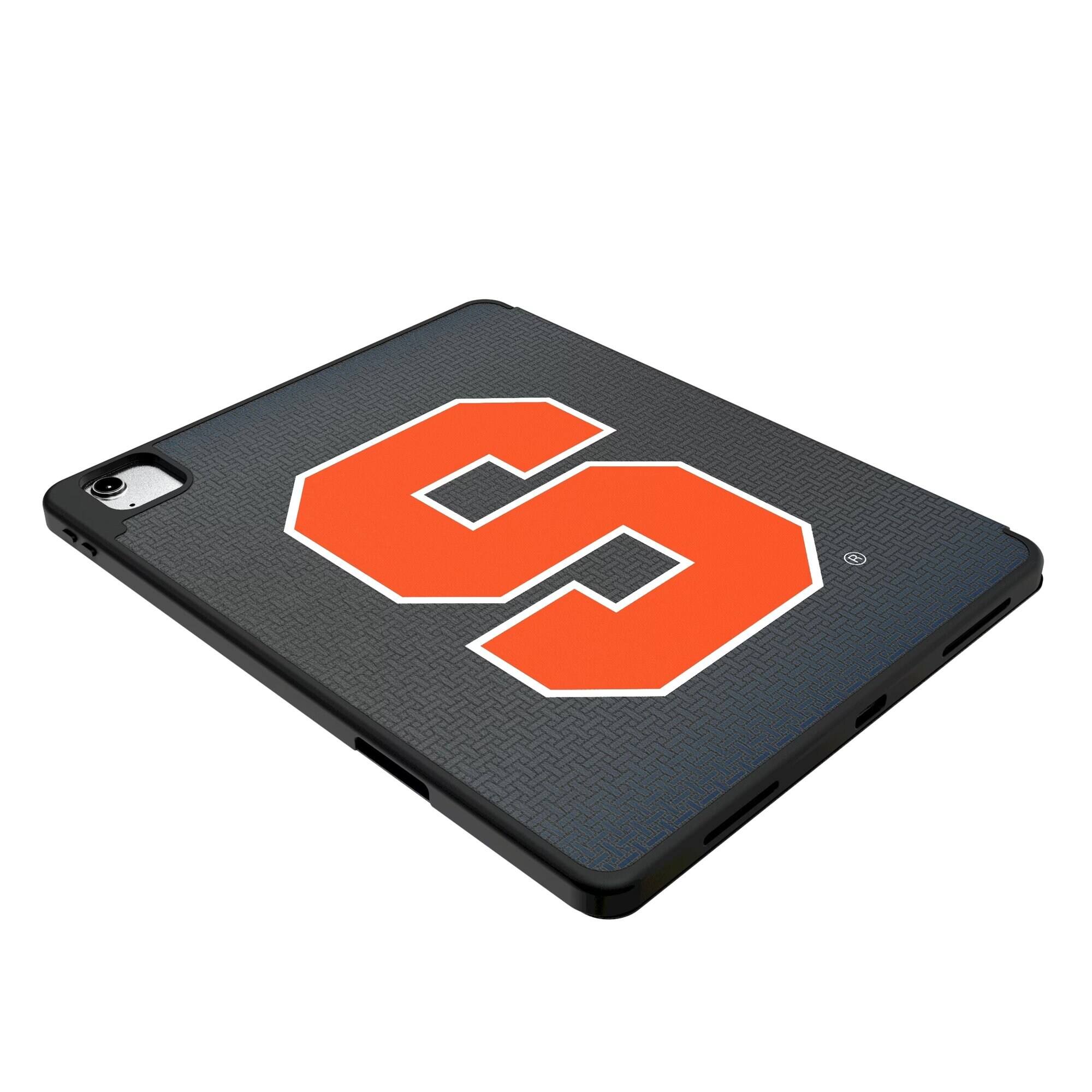 Alt View 2. Keyscaper - Syracuse Orange iPad Case - 13in Air M2 - Black.