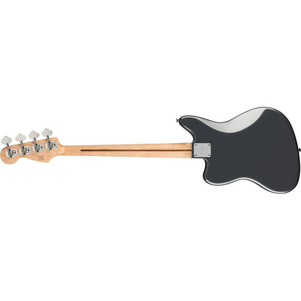 Alt View 1. Squier - Squier Affinity Jaguar Bass H Charcoal Frost      Metallic.
