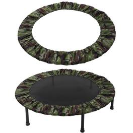 Unique Bargains - Trampoline Spring Cover, Round Small Trampoline Safety Pad, 6 Holes, 32in Oxford Cloth for Indoor/Home/Fitness - Camouflage