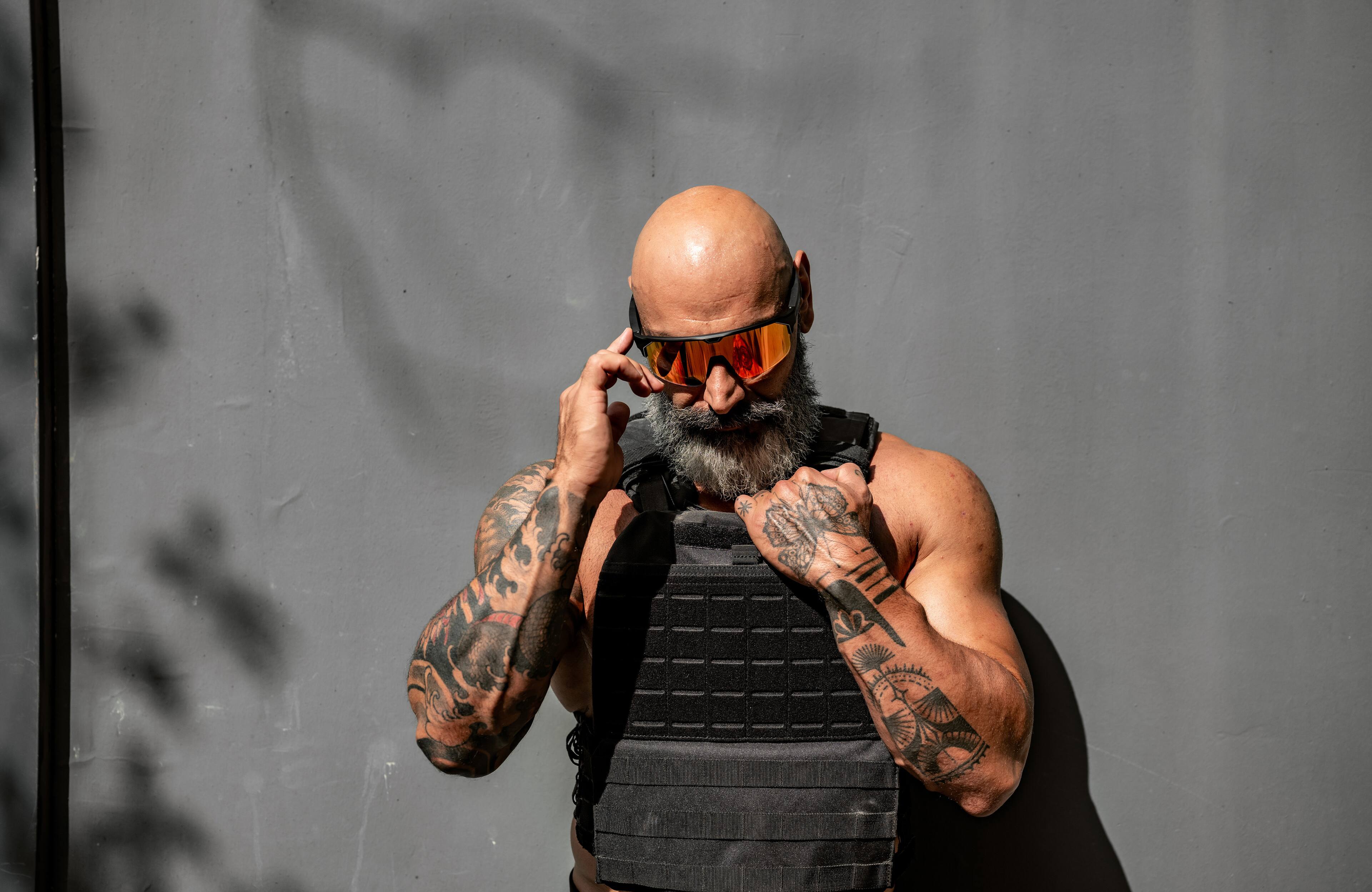 Alt View 2. Chamelo - Sport Music Shield Slider HVL - Black frame | Fire lenses.