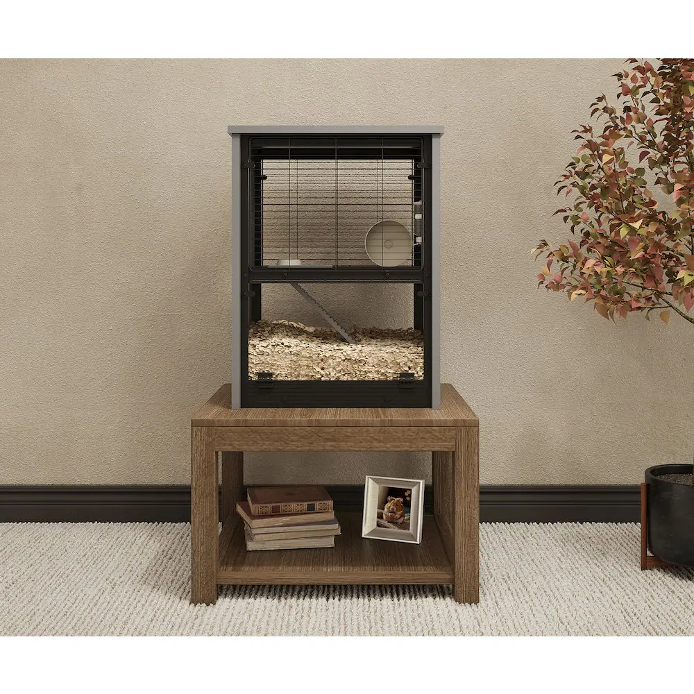 Angle. New Age Pet - ECOFLEX Cozy Critter Villa.