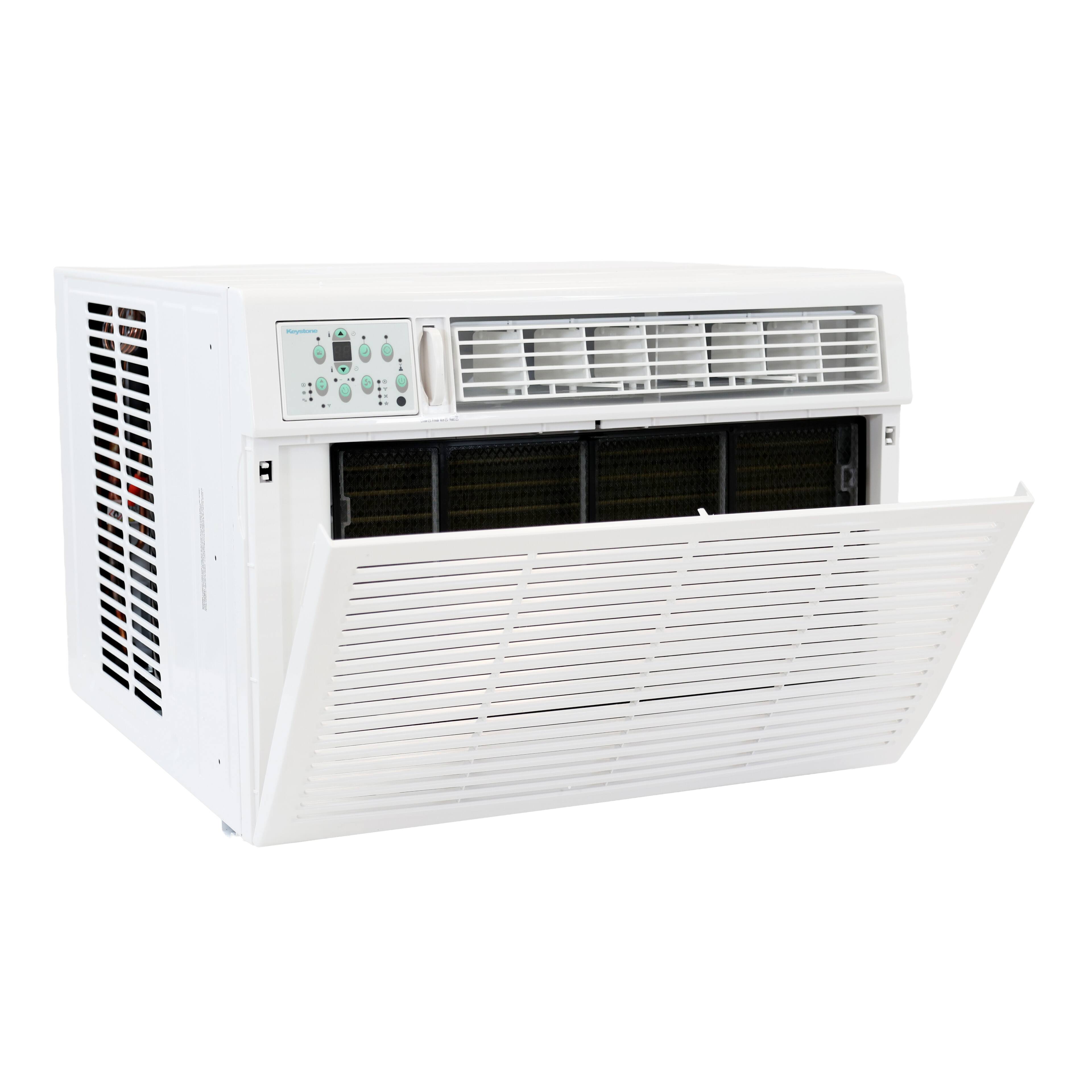 Alt View 5. Keystone - 18,000 BTU 1000 Sq. Ft. 230V  Window/Wall Air Conditioner with Follow Me LCD Remote Control - White.