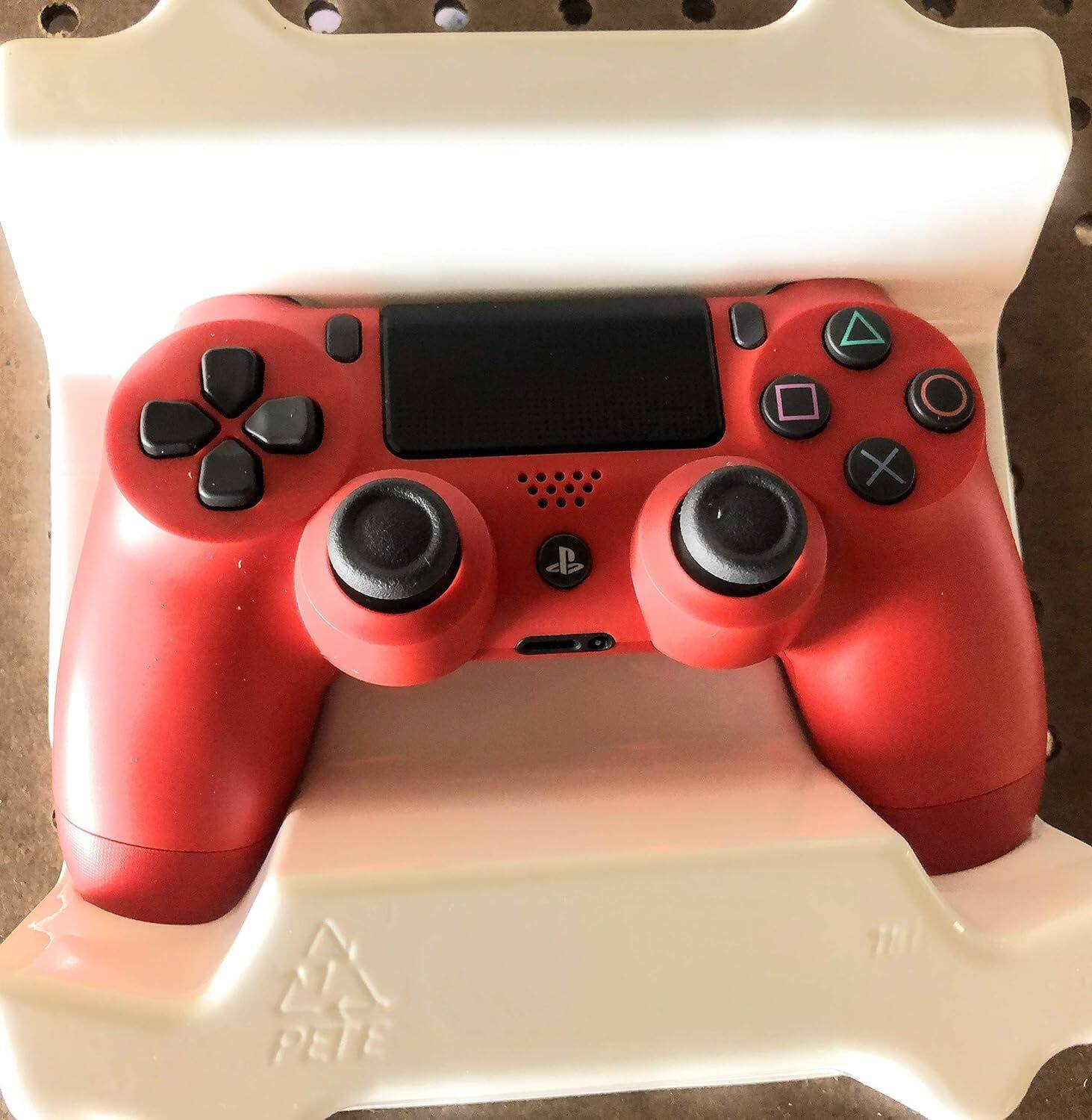 Alt View 2. Sony - Sony PS4 Dualshock 4 Wireless Controller - Manufacturer Refurbished - Red Magma - Red Magma.