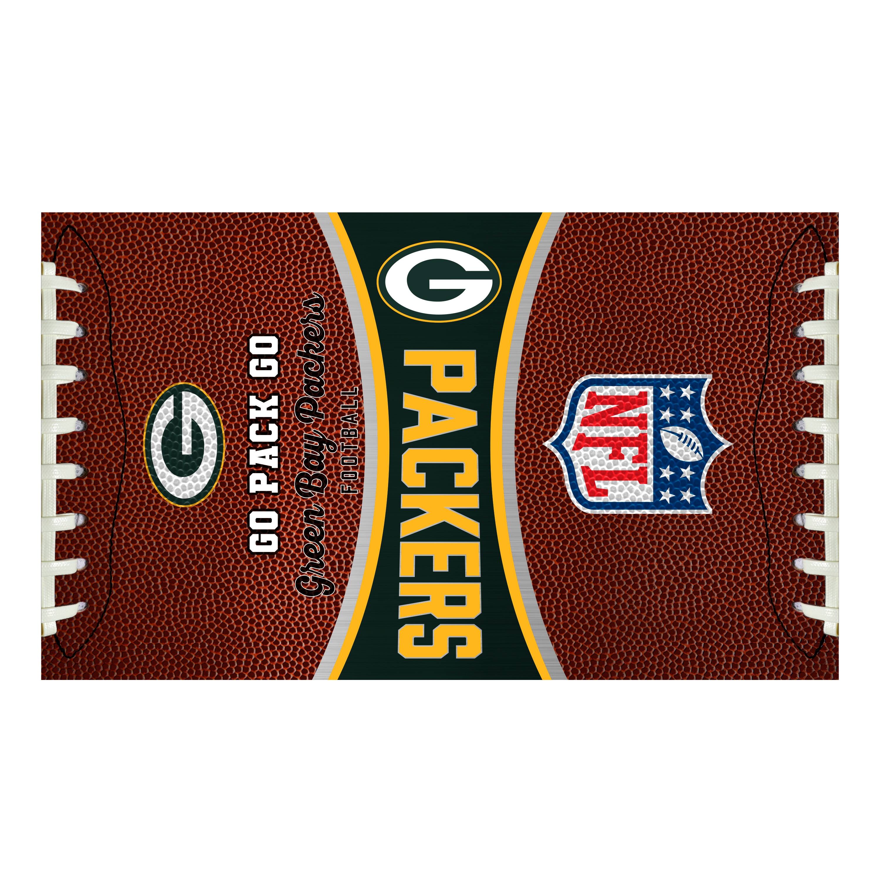 GO PACK GO  
Green Bay Packers  
FOOTBALL BALL  

PACKERS  

NFL
