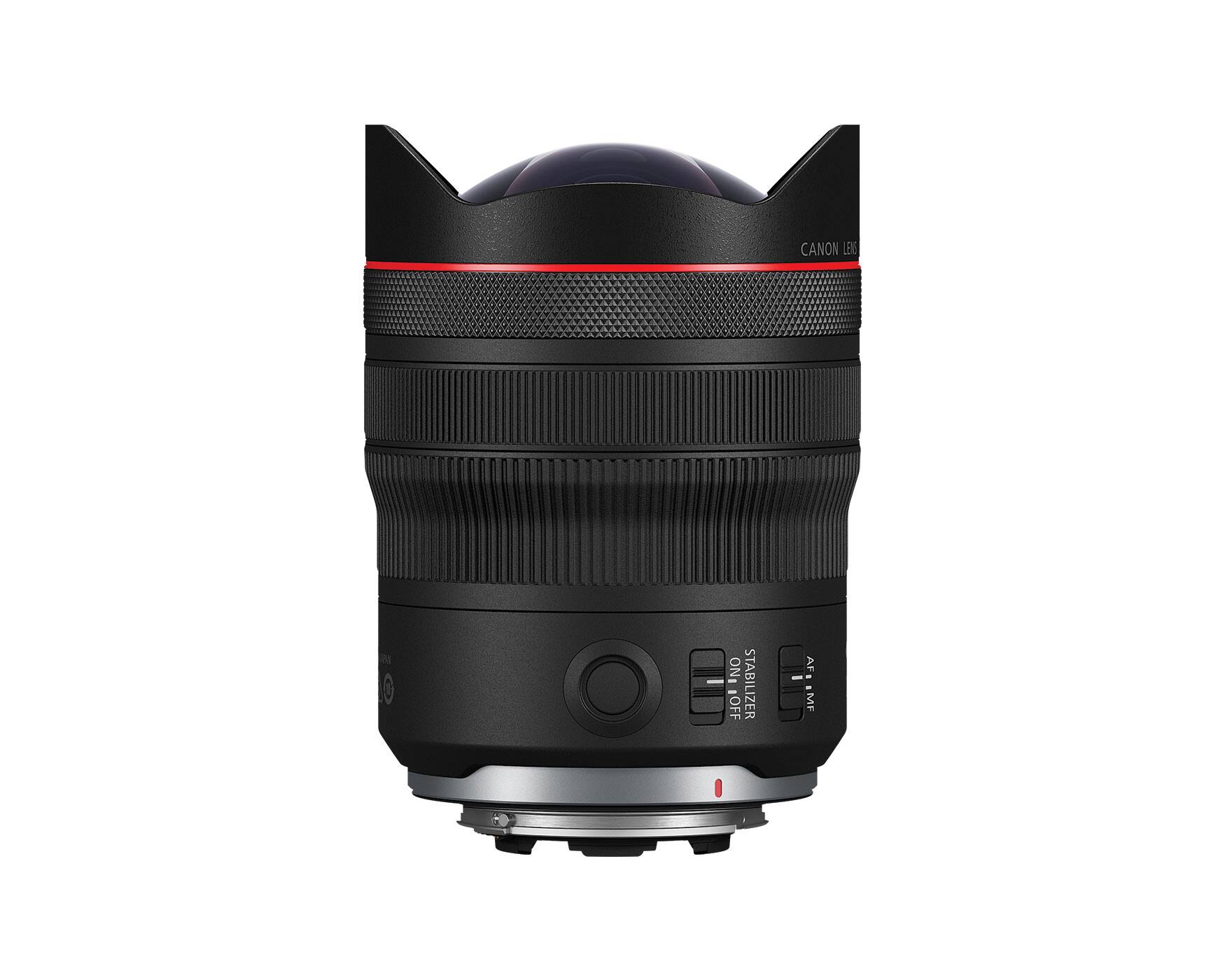 Alt View 1. Canon - RF10-20mm F4 L IS STM Ultra-Wide-Angle Lens for EOS R-Series Cameras - Black.