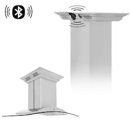 ZLINE - 36 inches - Externally Vented - Island Range Hood - Stainless Steel