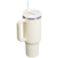 Angle. Stanley - Stanley Quencher H2.0 Tumbler with Handle & Straw 40 oz | Cream - Cream.