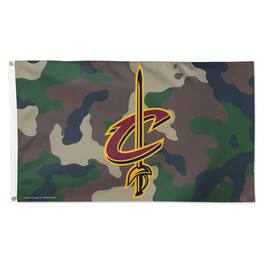 WinCraft - Cleveland Cavaliers 3' x 5' Single-Sided Deluxe Camo Flag - Camouflage
