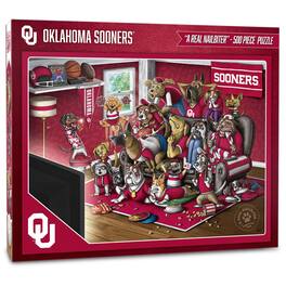 YouTheFan - Oklahoma Sooners Purebred Fans 18'' x 24'' A Real Nailbiter 500-Piece Puzzle - Multicolor