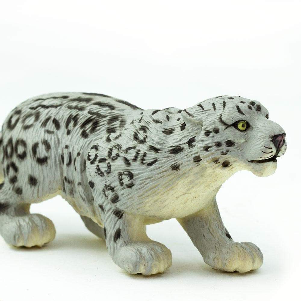 Back. Safari Ltd. - Snow Leopard Toy Figurine.