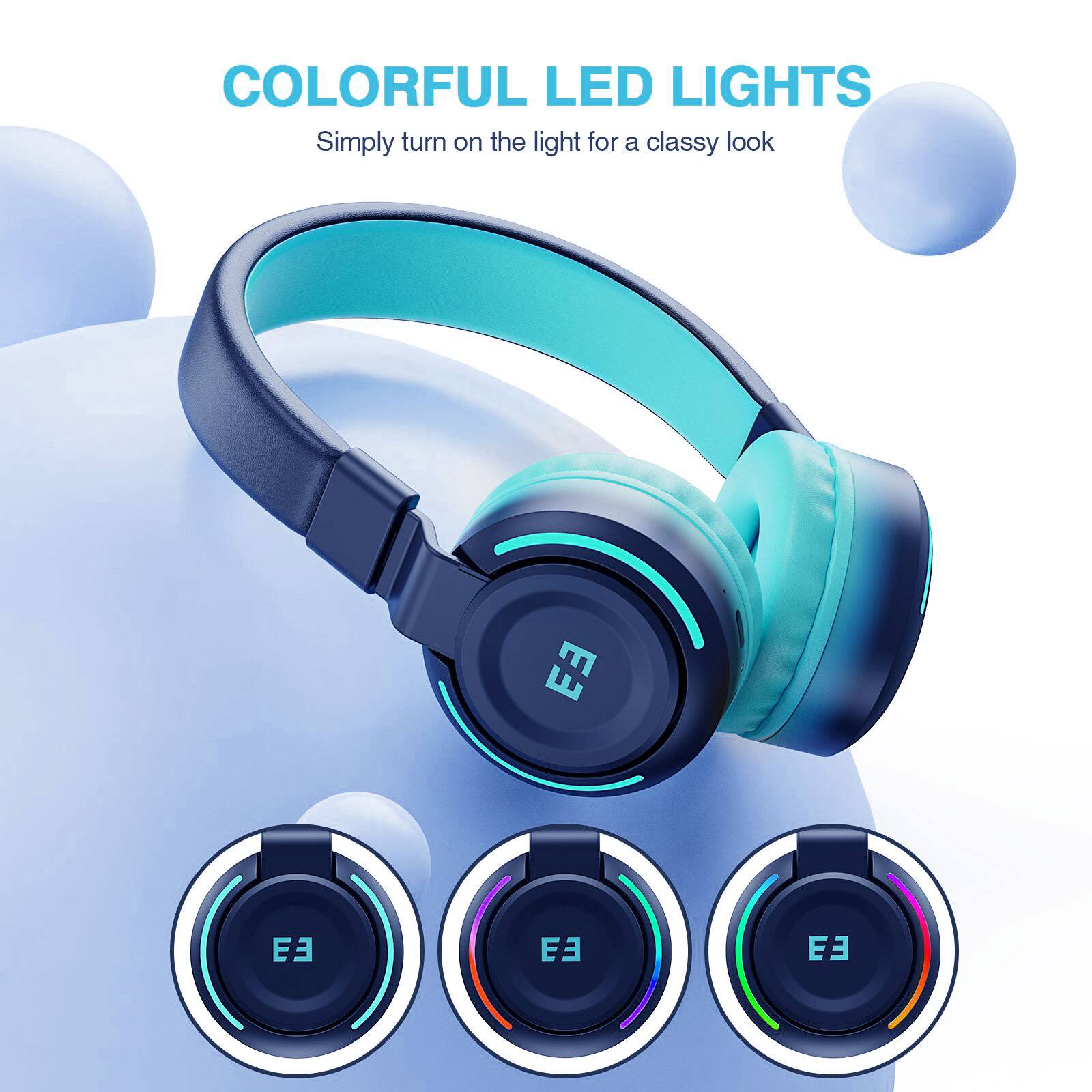 COLORFUL LED LIGHTS  
Simply turn on the light for a classy look