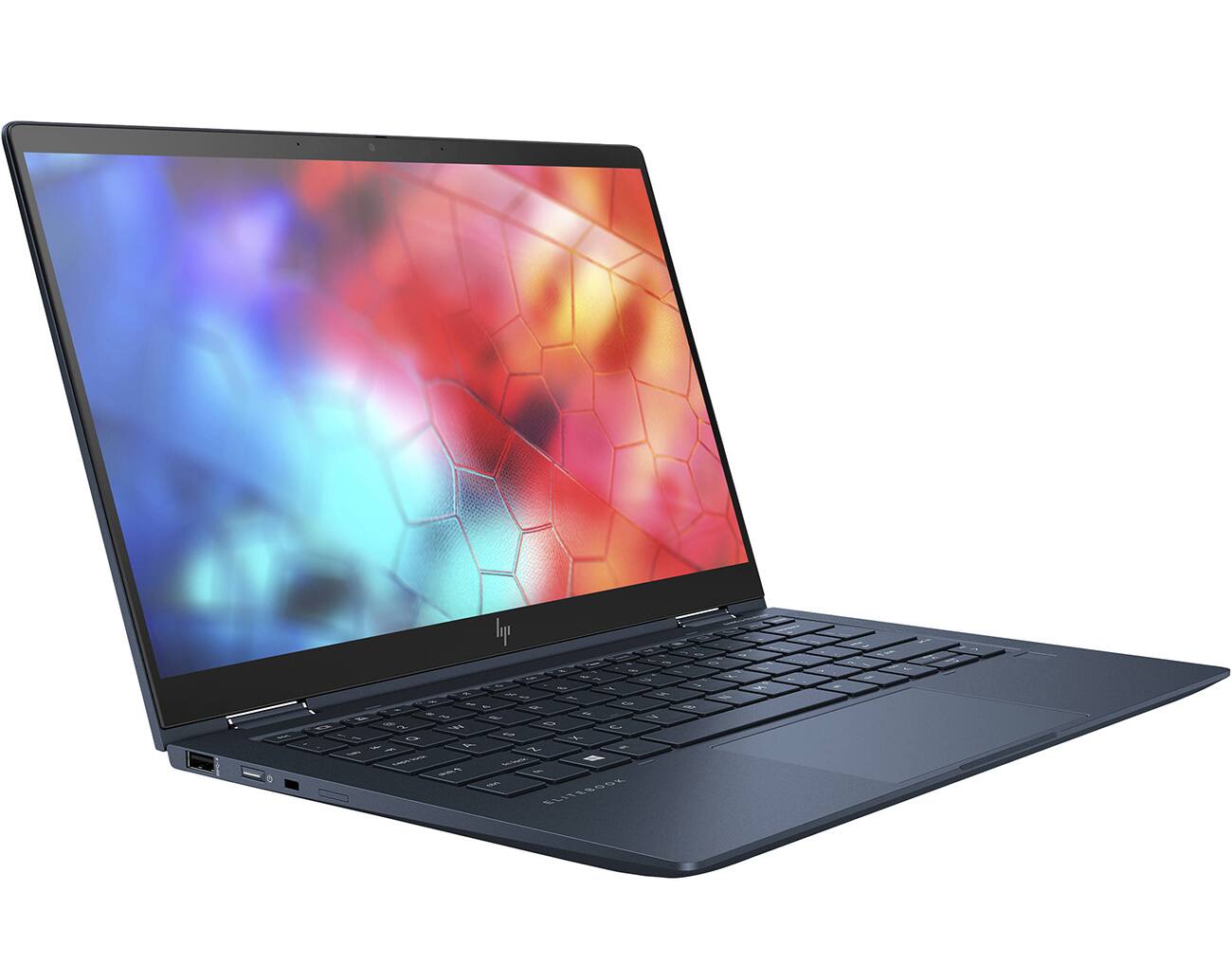 Alt View 2. HP - Elite Dragonfly 2-in-1 Laptop 13.3 FHD Display (i5-8265U, 16GB, 512GB SSD, Intel UHD 620, Win 11 Pro) - Galaxy Blue.