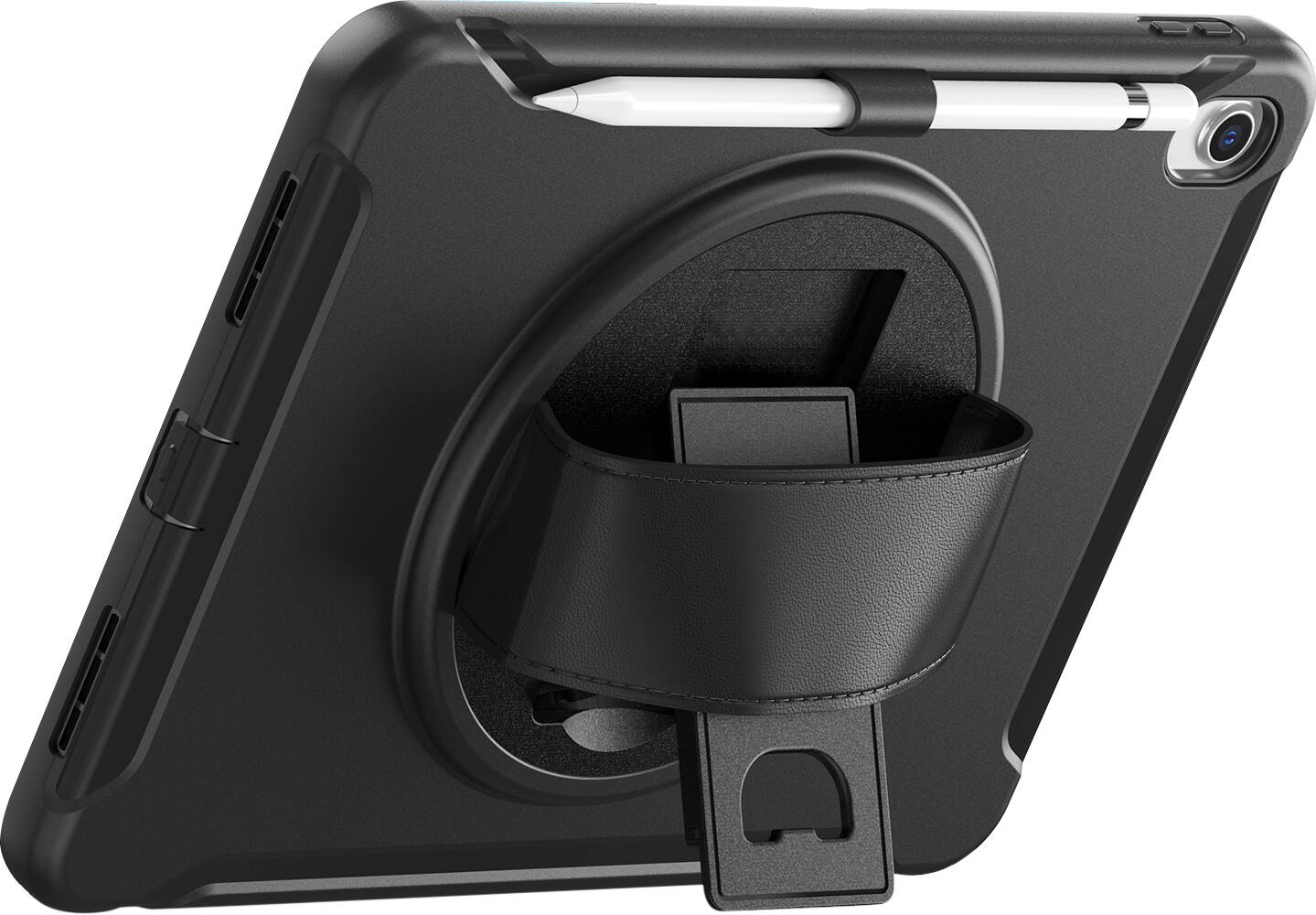 Alt View 12. SaharaCase - Raider Series Heavy Duty Hand Strap Case for Apple iPad 11'' (A16) and 10.9" (10th Gen) - Black.