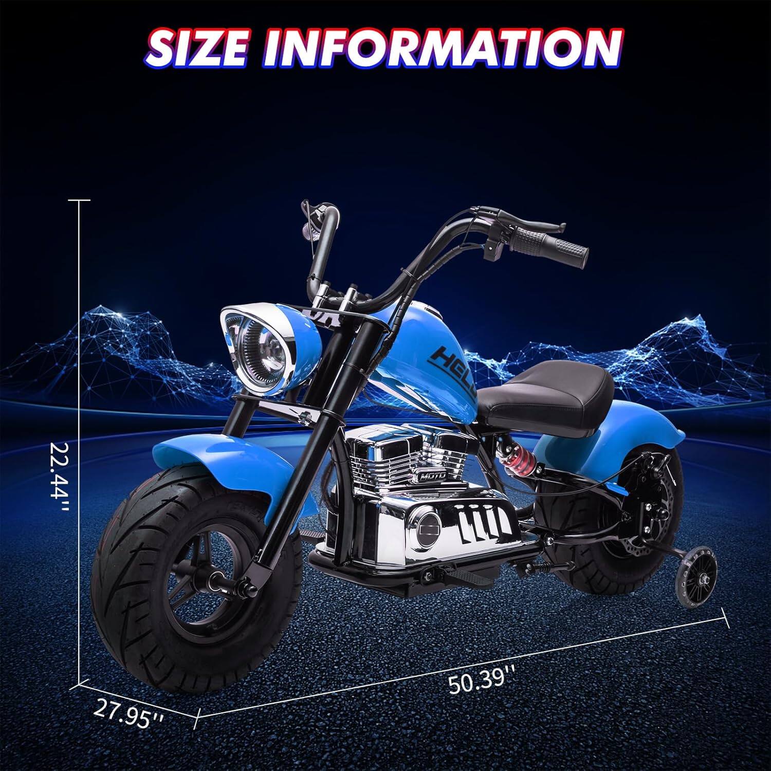 SIZE INFORMATION

22.44"  
27.95"  
50.39"