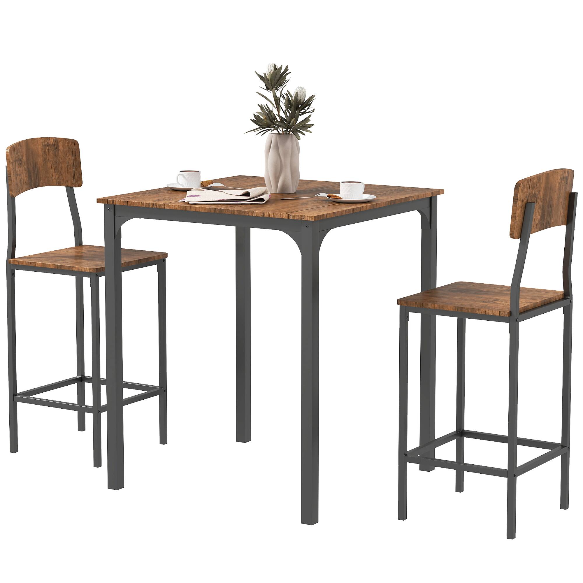 Walnut and Black