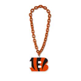 WinCraft - Cincinnati Bengals Big Chain Logo Plastic Necklace - Multicolor