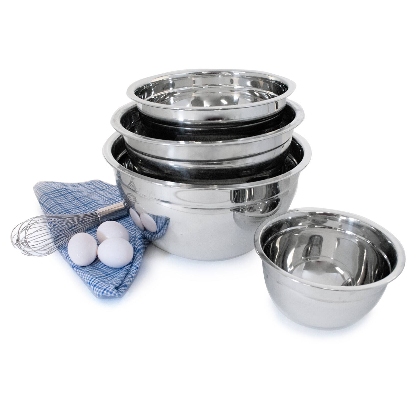 Alt View 2. Norpro - Stainless Steel Mixing Bowl, 3 Quart - Silver.