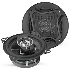 Front. 5 CORE - 5Core 4” Car Speaker Pair 250W 4Ohm 2 Way Coaxial Speaker Audio w Super Tweeter Fit for Vehicle - Black.