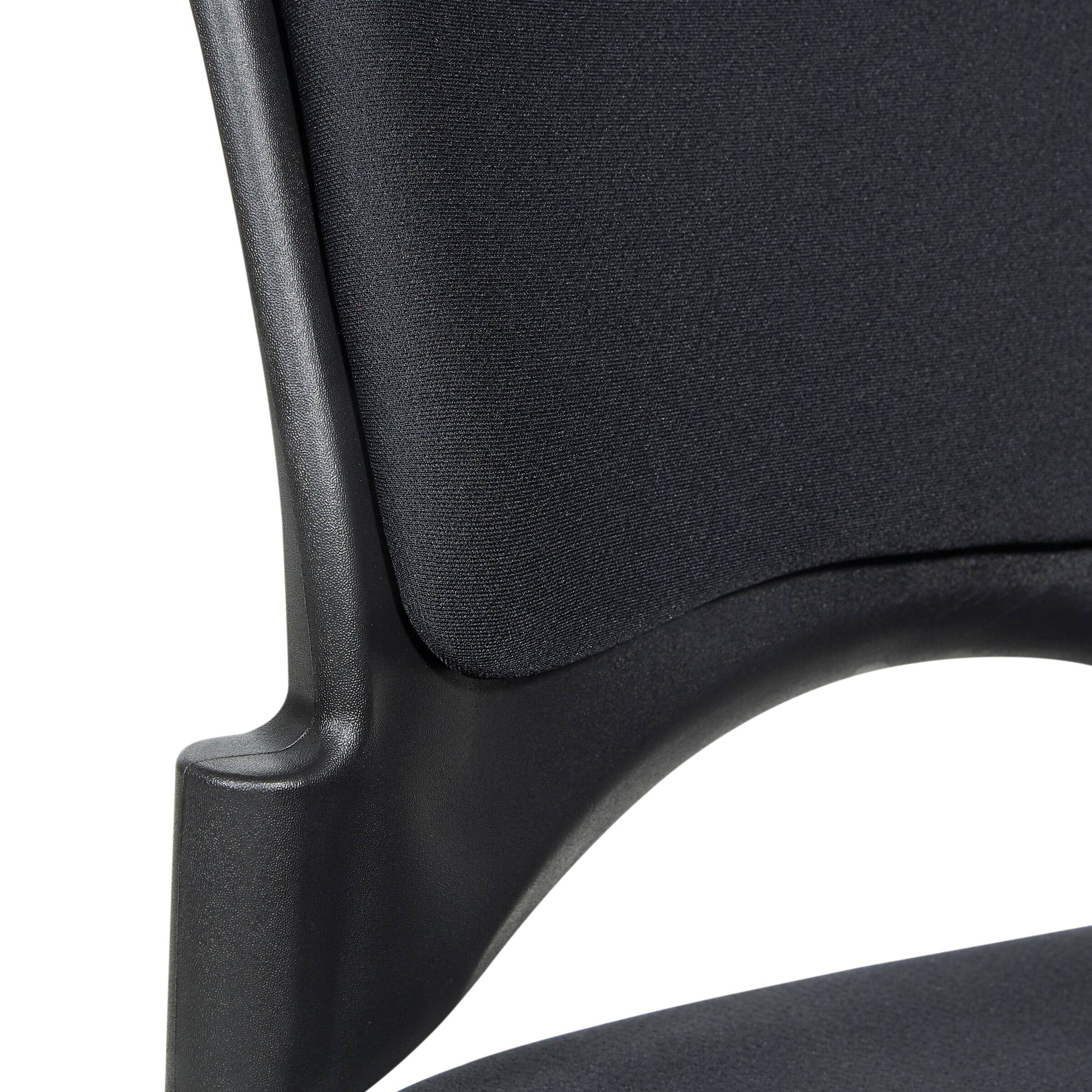 Alt View 1. Office Star Products - Upholstered Visitor Chair - Coal.