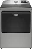 Maytag - 7.4 Cu. Ft. Smart Electric Dryer with Extra Power and Advanced Moisture Sensing - Classic SIlver