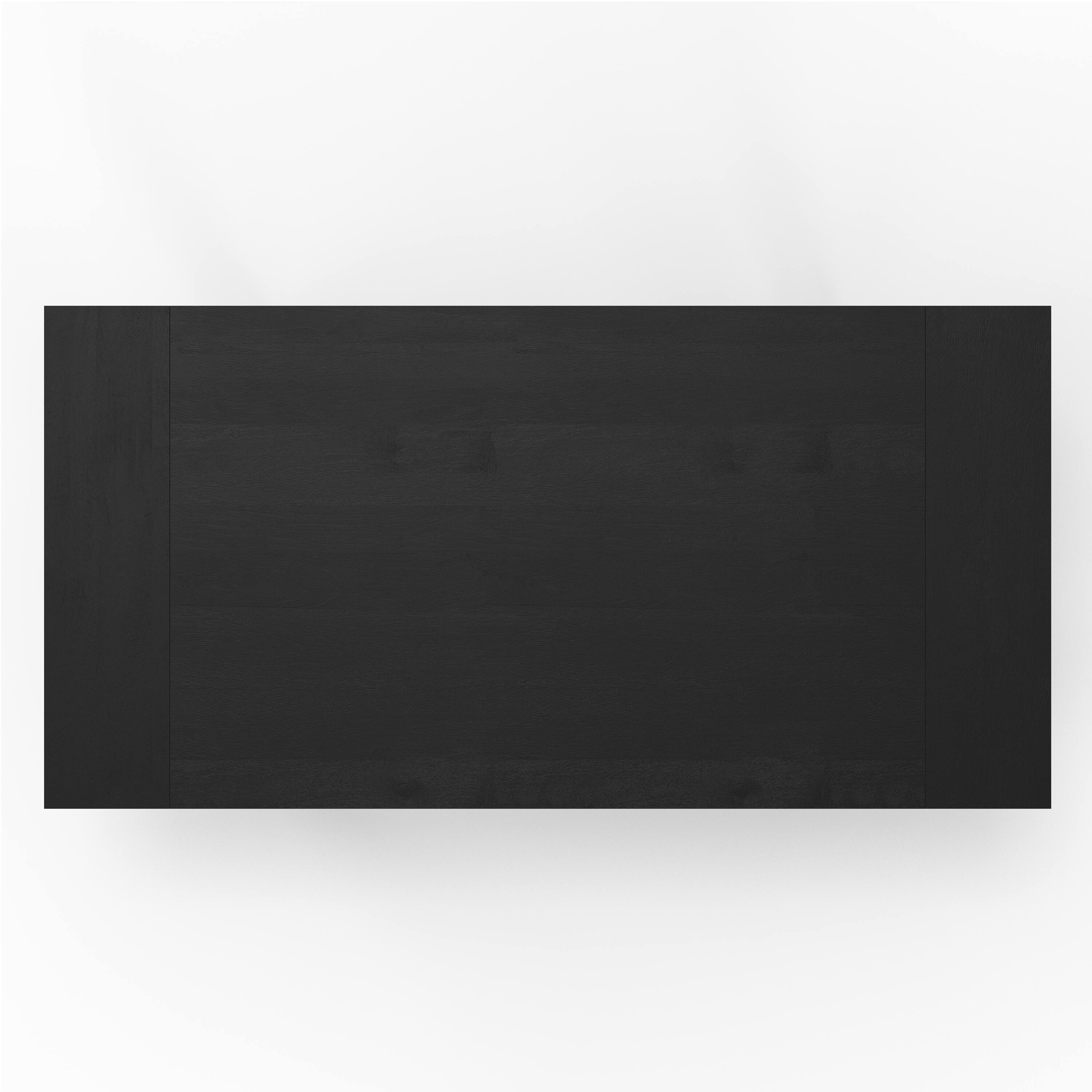 Back. Simpli Home - Whitley 72 inch Wide Solid Mango Farmhouse Dining Table - Black.