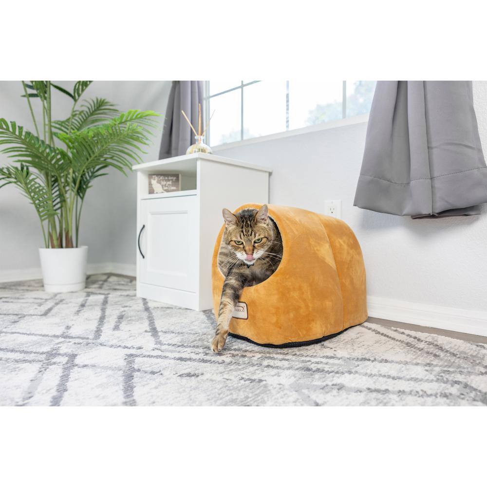 Alt View 1. Armarkat - Cat Bed Brown and Ivory - Brown.
