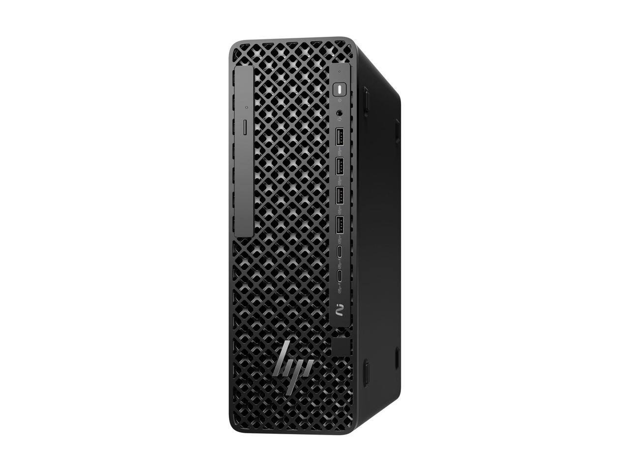 Alt View 8. HP - HP Z2 G1i SFF Desktop Ultra 5 235 16GB 512GB SSD RTX A40 BW0Z3UTABA - Black.