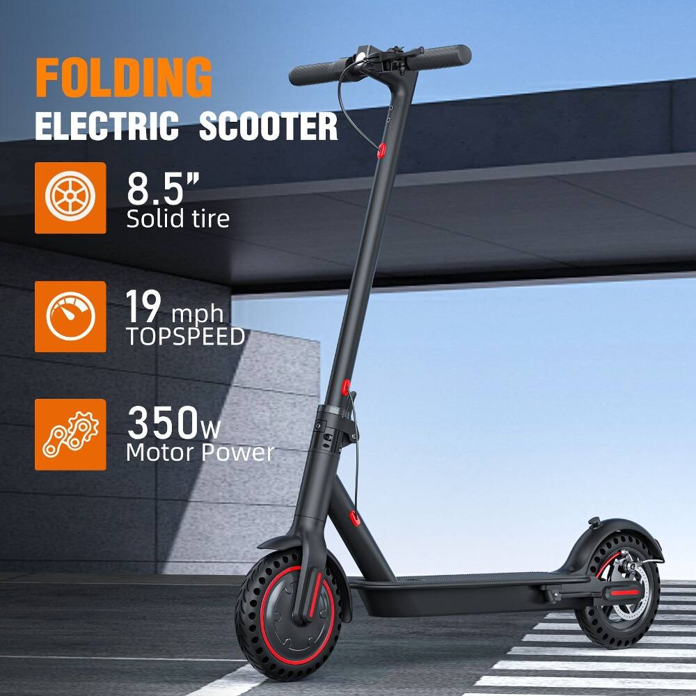 FOLDING ELECTRIC SCOOTER  
8.5" Solid tire  
19 mph TOPSPEED  
350w Motor Power