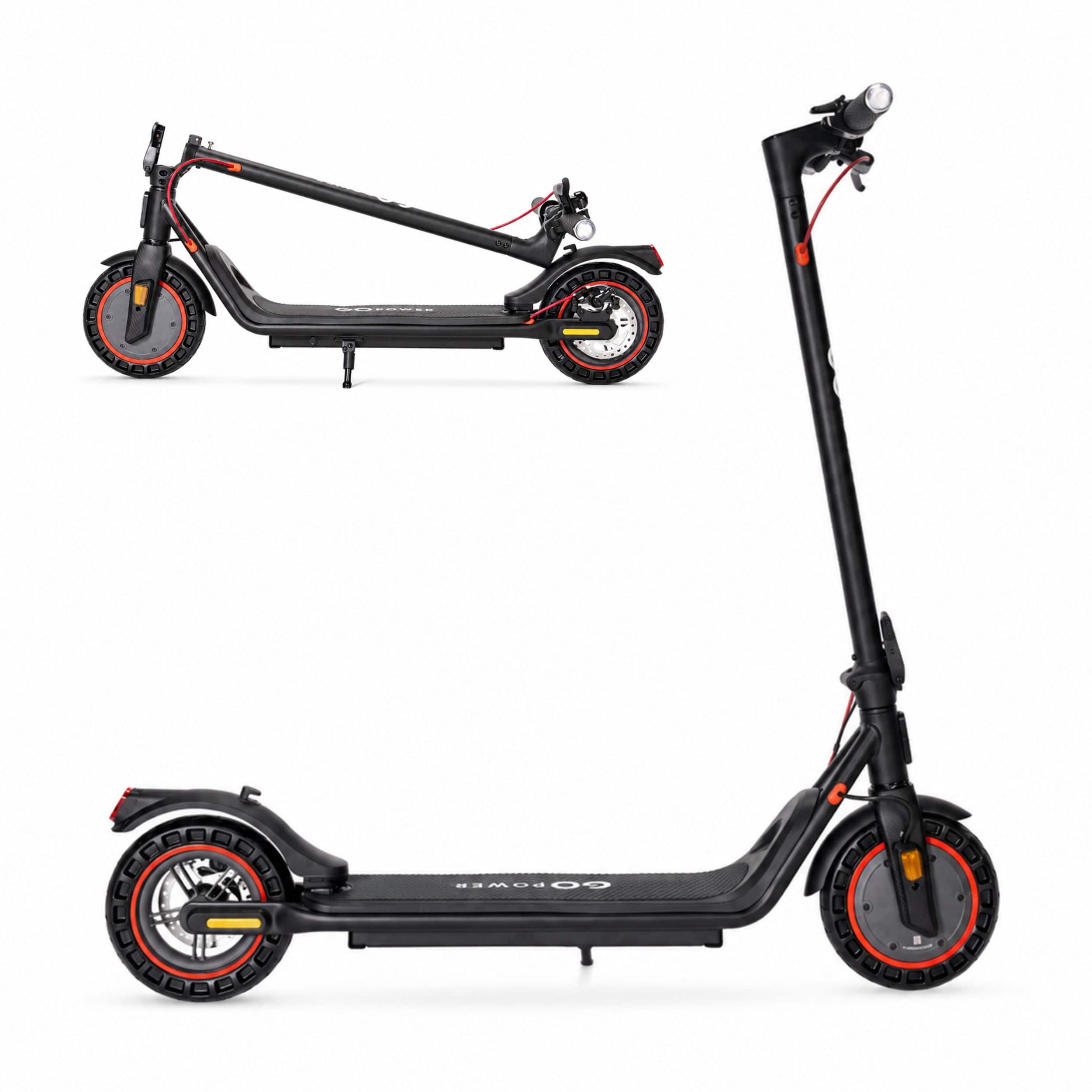 GoPowerBike - GoLine Foldable Electric Scooter - Black
