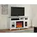 Left. Ameriwood Home - Carver Electric Fireplace TV Stand - White.