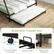 Removable Trundle Bed, 4 Universal Wheels (2 Lockable), Mattress Holder, Raised Under-bed Space