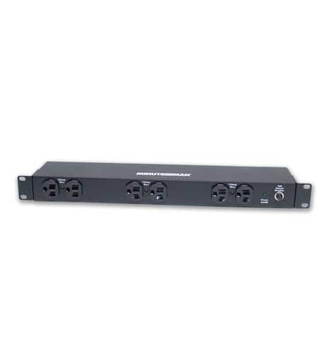 Minuteman Ups - OEPD1415HV 14-Outlets PDU - NEMA 5-15P - 14 x NEMA 5-15R - 120 V - 0U/1U - Horizontal/Vertical - Rack-mountable - Black
