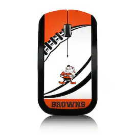 Keyscaper - Cleveland Browns Passtime Design Wireless Mouse - Wireless - Multicolor