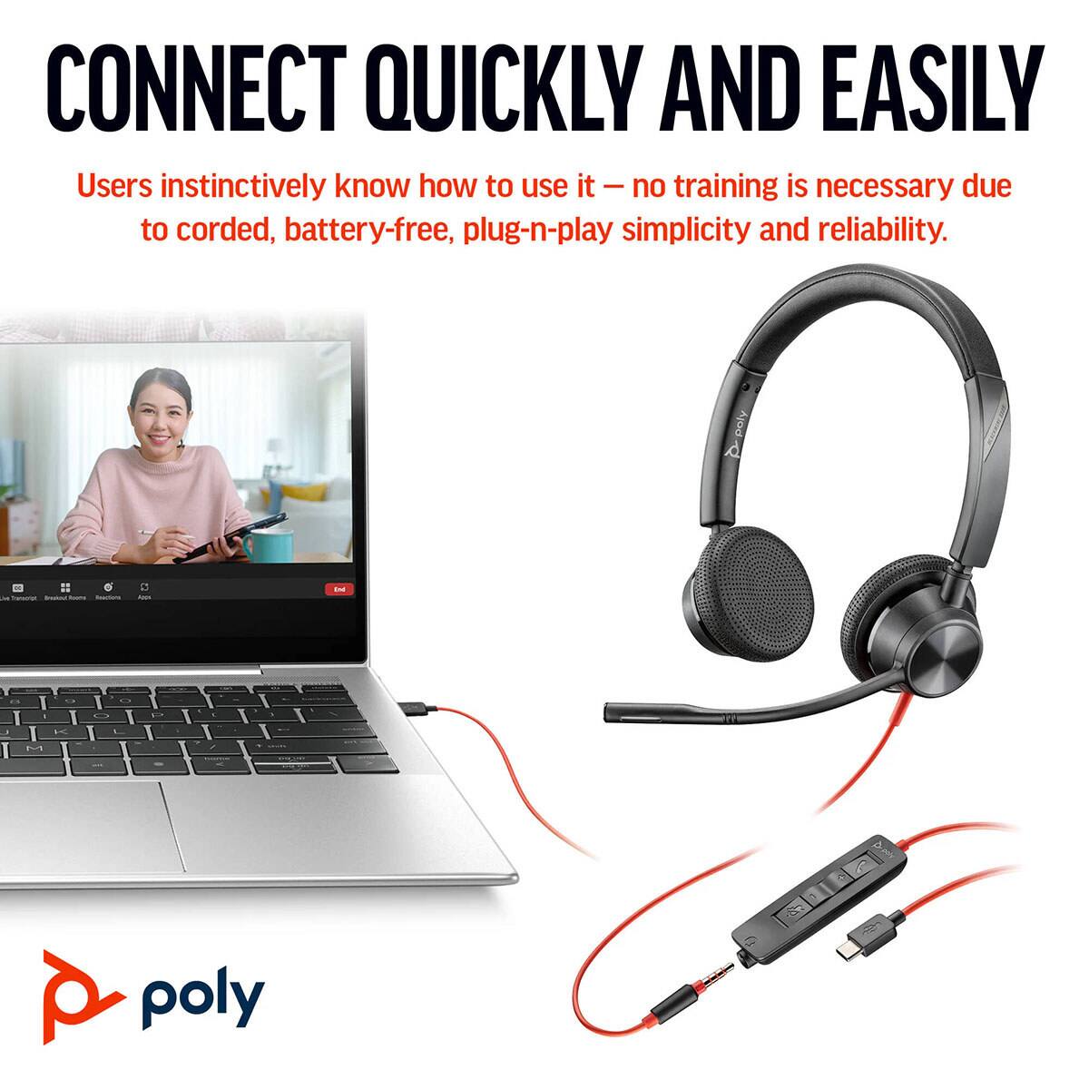 CONNECT QUICKLY AND EASILY

Users instinctively know how to use it - no training is necessary due to corded, battery-free, plug-n-play simplicity and reliability.