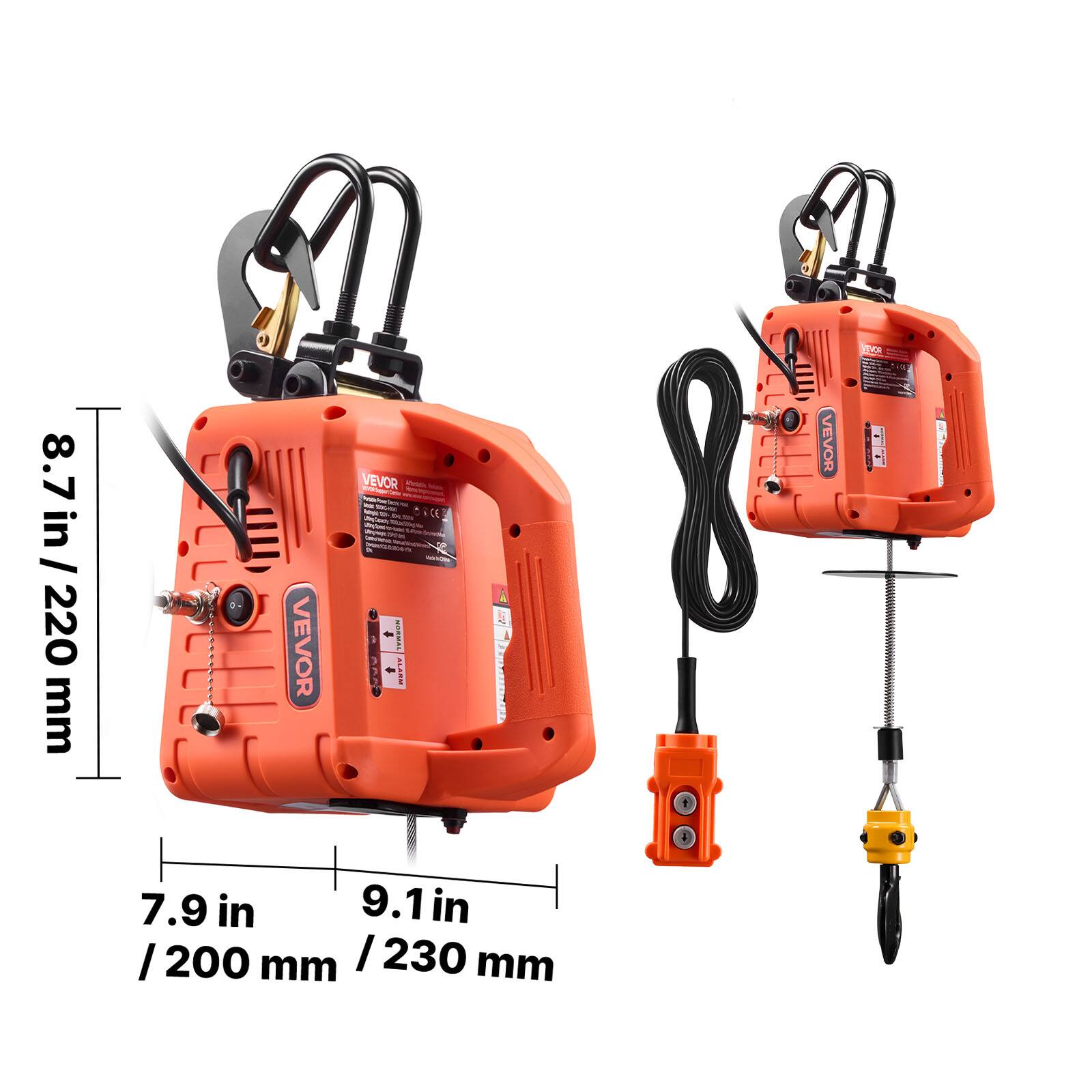 8.7 in / 220 mm

VEVOR

VEVOR NORMAL ALARM

7.9 in / 200 mm

9.1 in / 230 mm