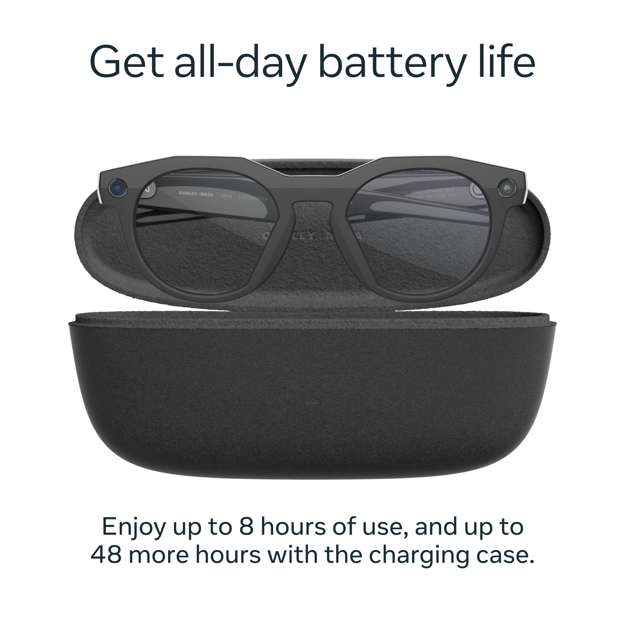 Get all-day battery life
Enjoy up to 8 hours of use, and up to 48 more hours with the charging case.