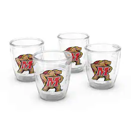 Tervis - Maryland Terrapins 4-Pack 12oz. Emblem Tumbler Set - Multicolor
