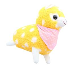Toynk - Alpaca 12-Inch Plush w/ Bandana - Pastel Orange