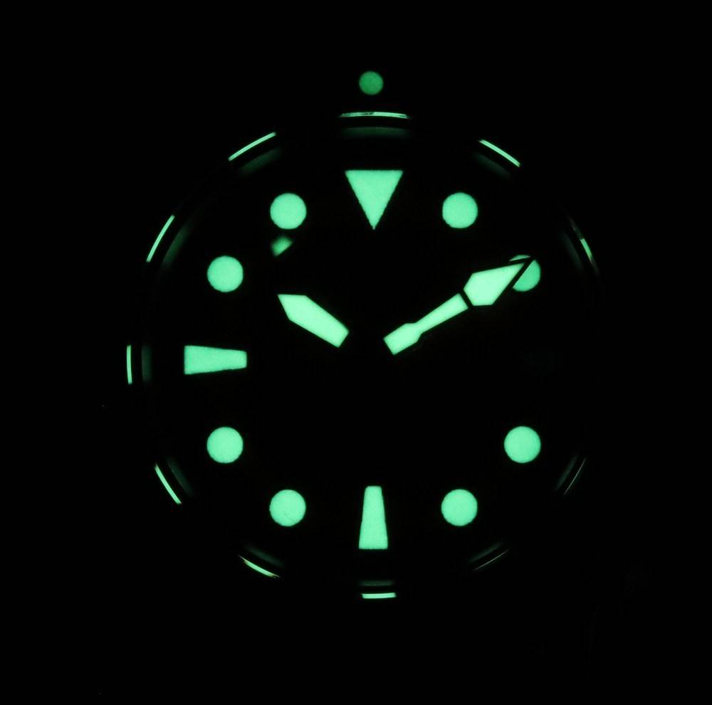 Angle. RATIO - FreeDiver Helium Safe 1000M Orange Dial Stainless Steel Automatic 1066KE26-33VA-ORG Men's Watch - Silver and Orange.