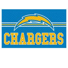 Evergreen Enterprises - Los Angeles Chargers Embossed Door Mat - Multicolor