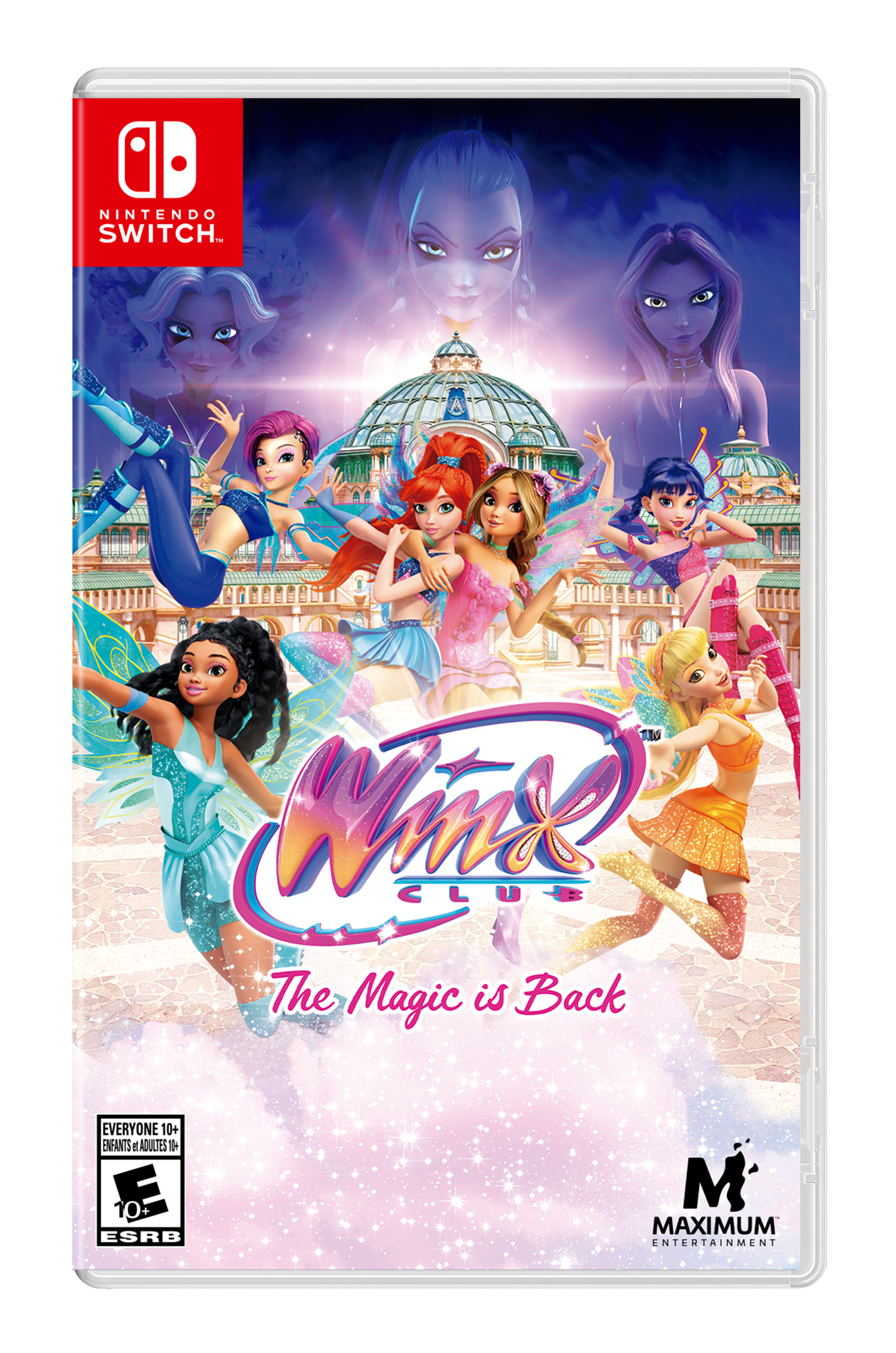 NINTENDO SWITCH  
Wine Club  
The Magic is Back  
EVERYONE 10+  
ENFANTS d'ADULTES 10+  
ESRB  
M  
MAXIMUM ENTERTAINMENT