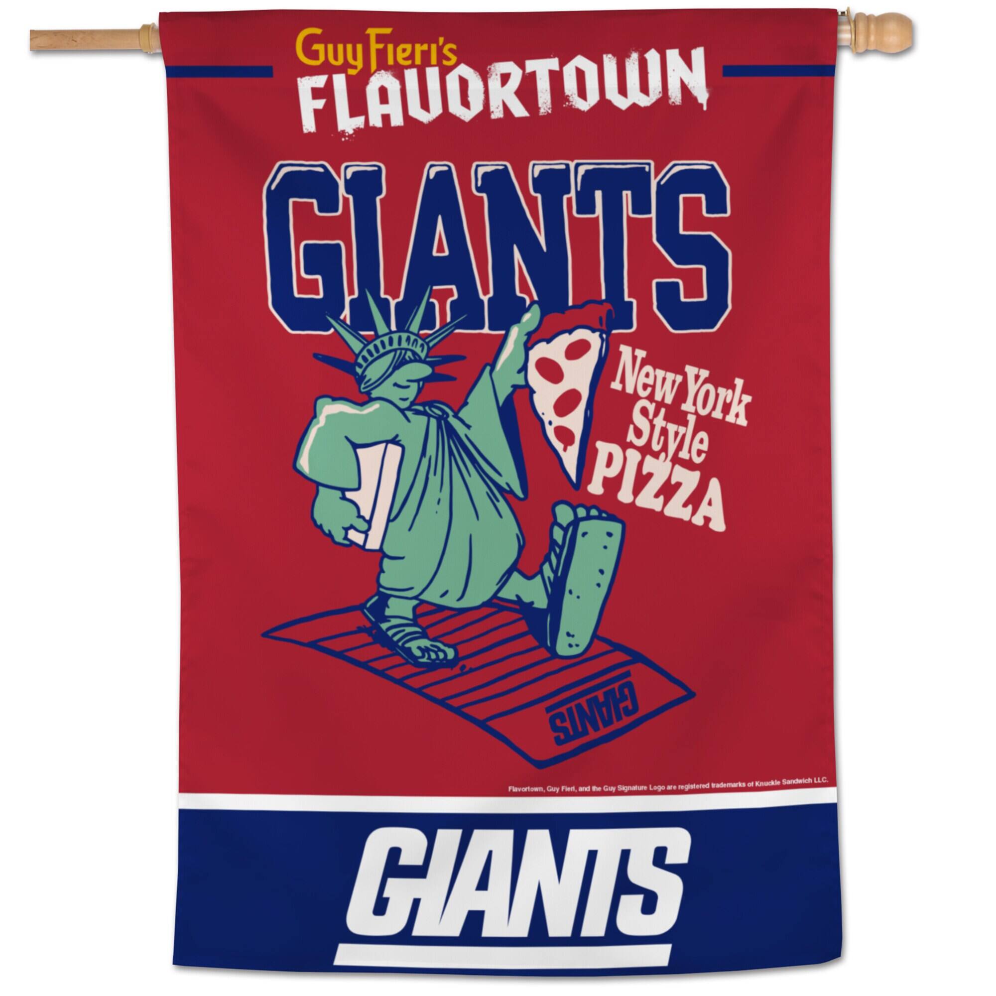 Guy Fieri's  
FLAVORTOWN  
GIANTS  
New York Style PIZZA  
GIANTS