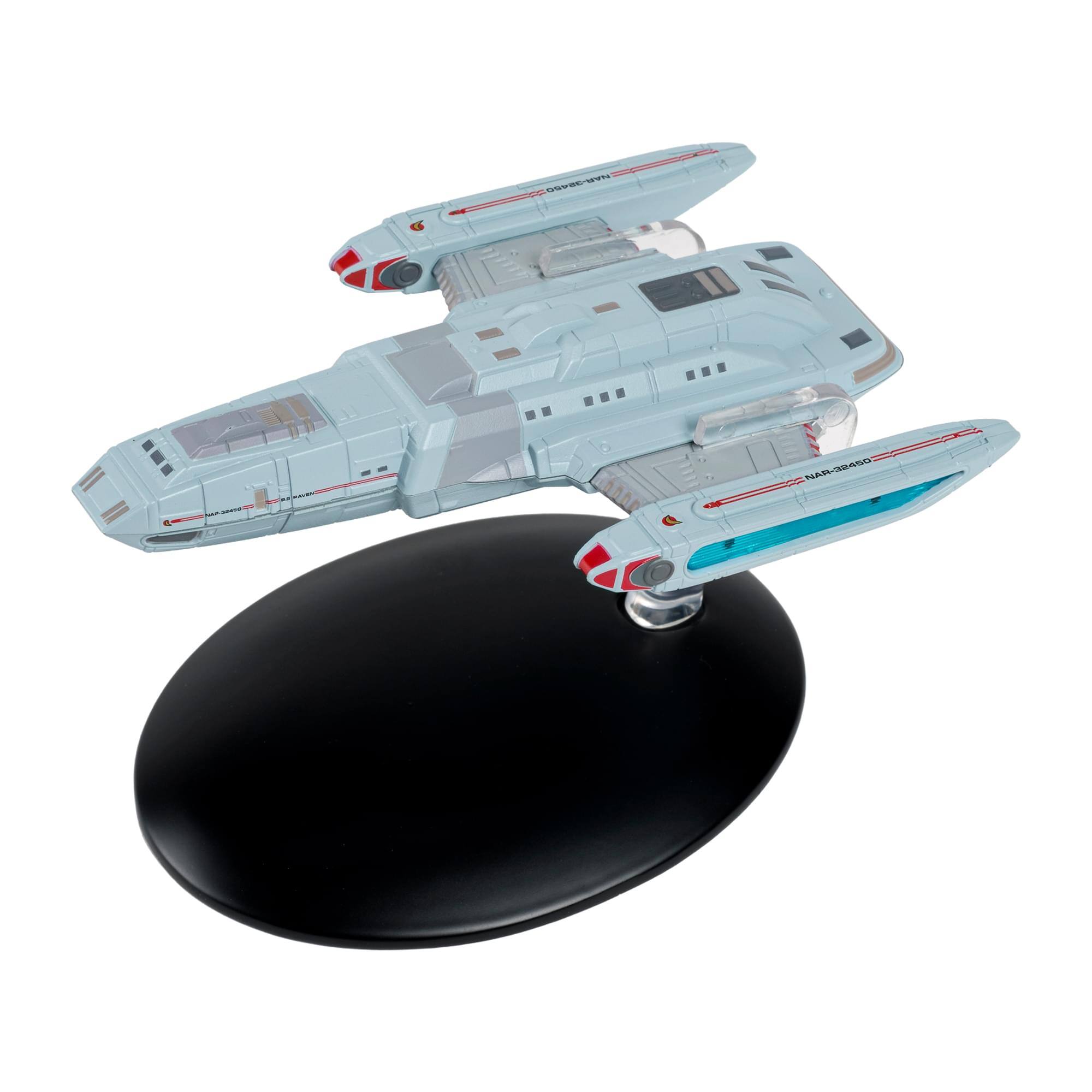 Alt View 1. Eaglemoss - Eaglemoss Star Trek Ship Replica | USS Raven - Grey.