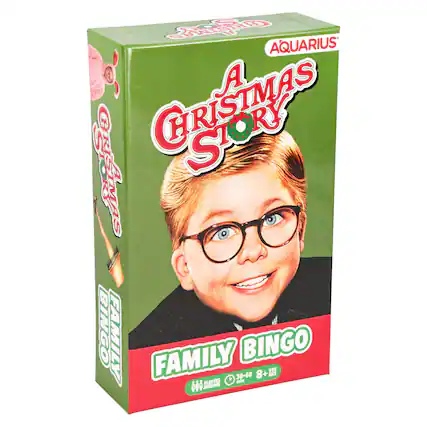AQUARIUS
A CHRISTMAS STORY
FAMILY BINGO
30-60 MIN PLAYERS
8+ YEARS