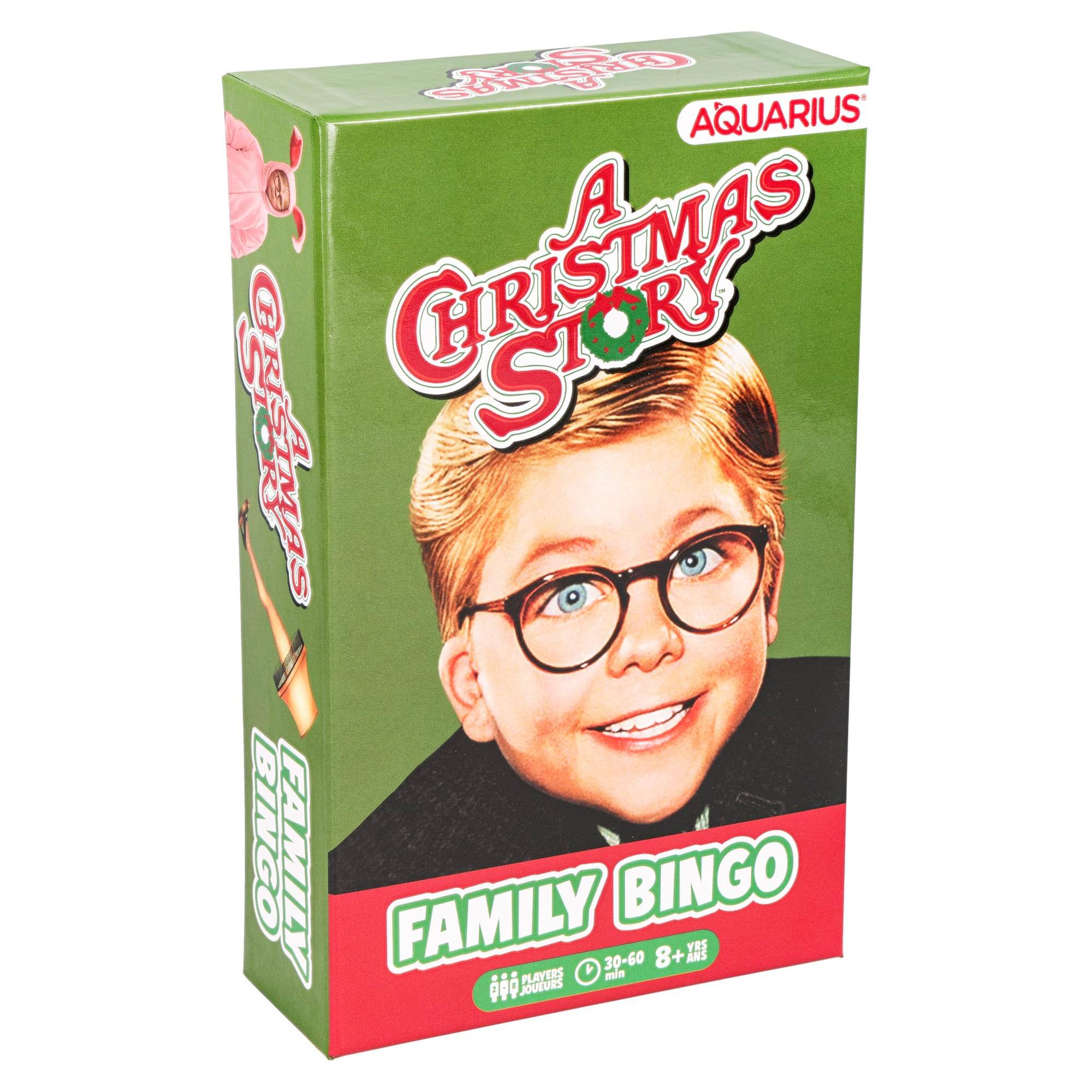 AQUARIUS  
A CHRISTMAS STORY  
FAMILY BINGO  
30-60 MIN PLAYERS  
8+ YEARS