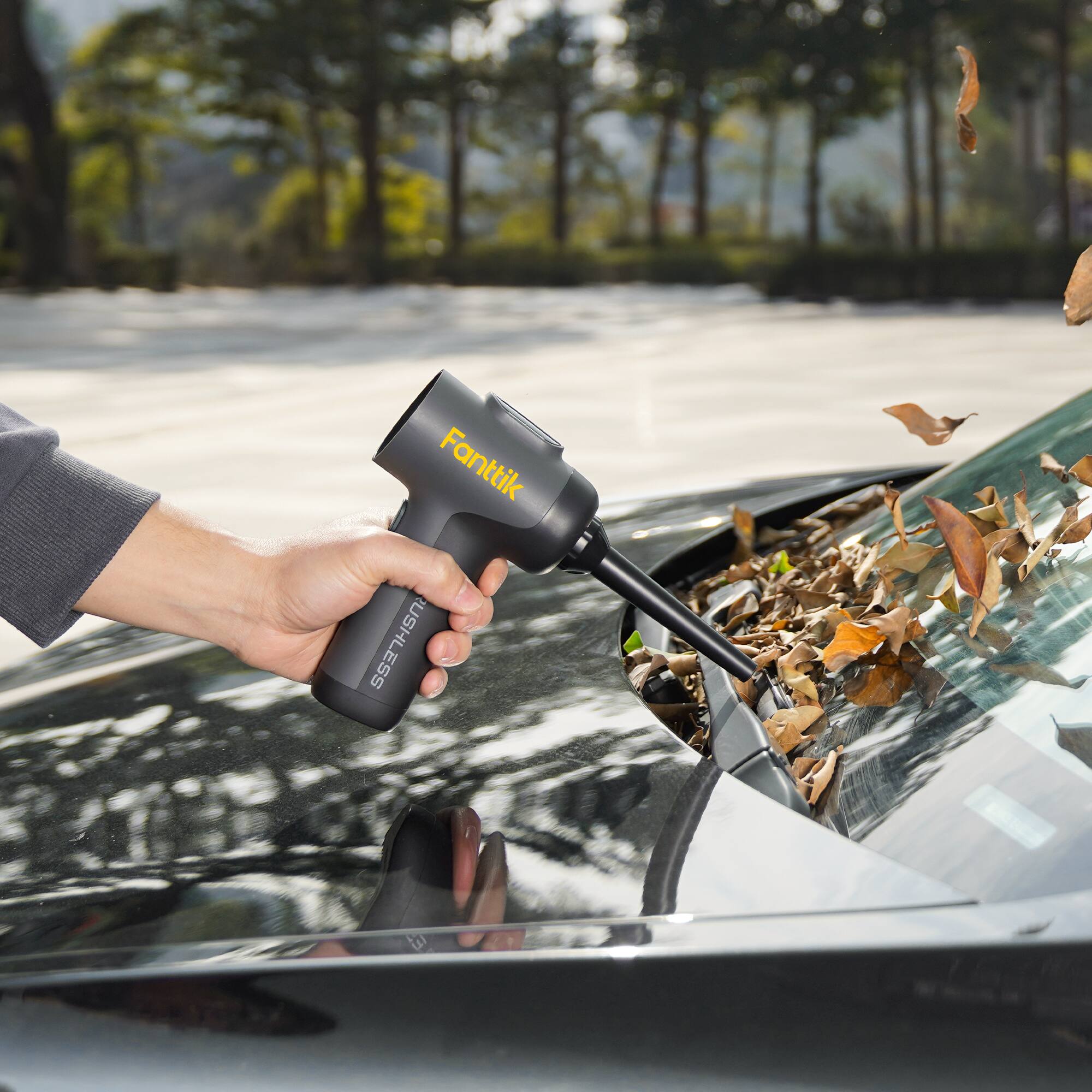 Best Buy Fanttik Cordless Car Vacuum, 4 in 1 Handheld Air Duster