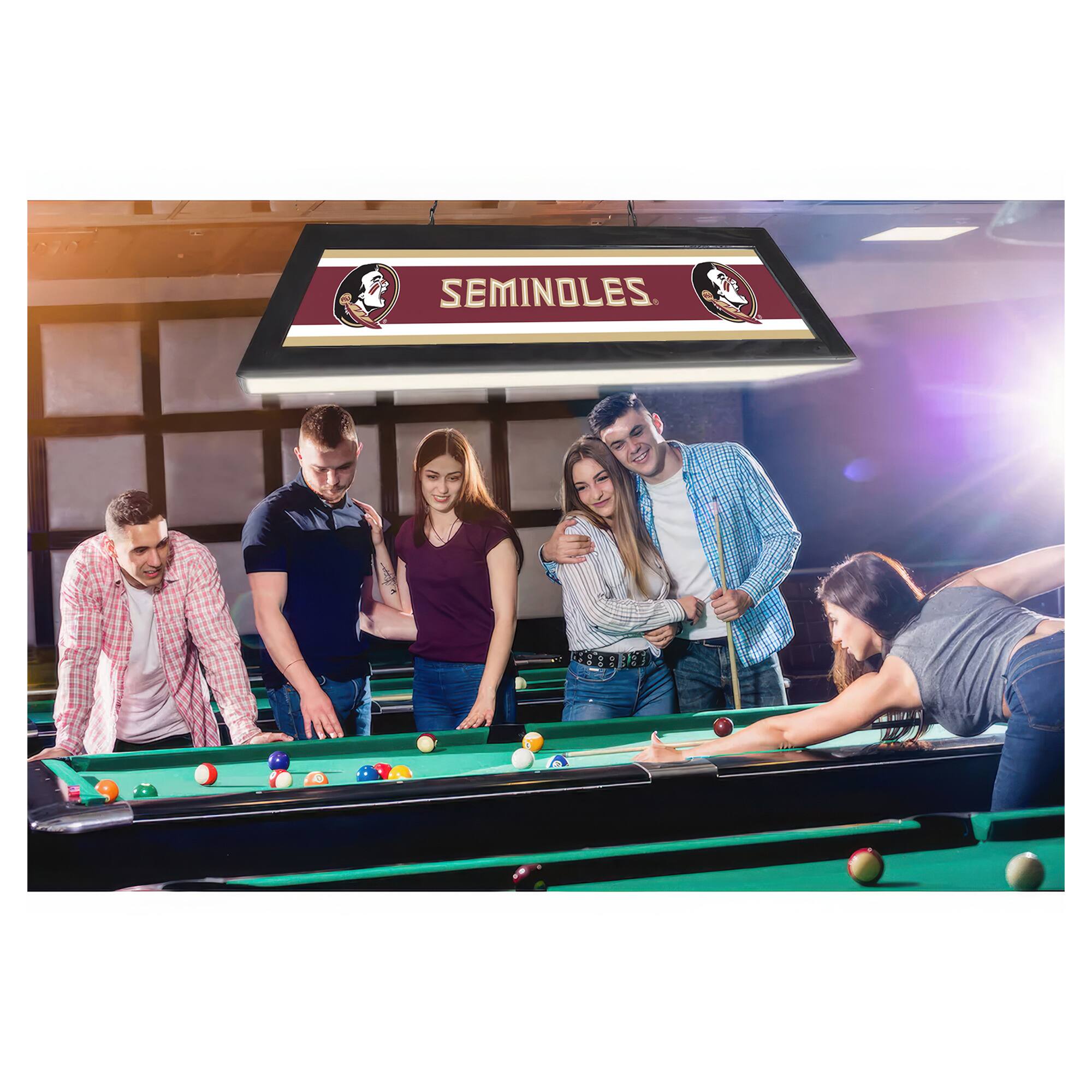 Alt View 2. Imperial - Florida State Seminoles 42" Billiard Lamp - Maroon.